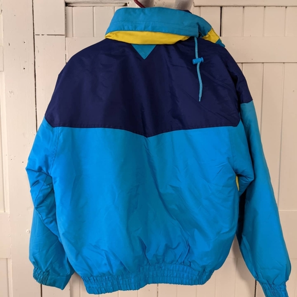 Snow Zone Vintage Retro Ski Winter Jacket - Picture 4 of 4